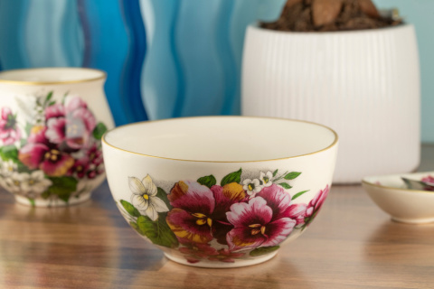 Miska ceramiczna bratki Mieroszów polska miseczka