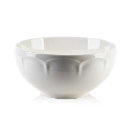 Miseczka do zupy porcelana miska 580ml obiadowa biała Hella