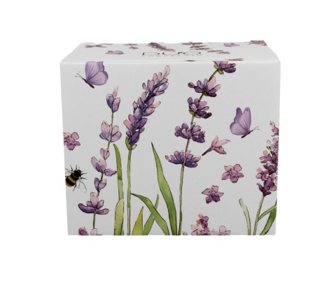 Ogromny kubek porcelanowy z motywem lawendy