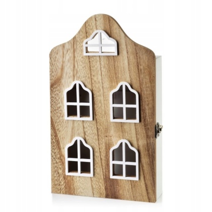 Skrzynka na klucze do powieszenia stacy brąz kamienica