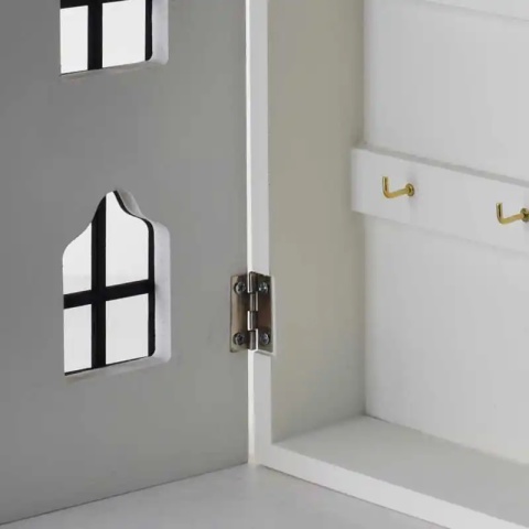 Skrzynka na klucze organizer stacy biała kamienica wieszak