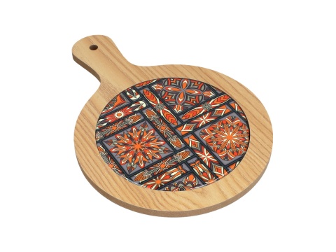 Deska podstawka do krojenia drewniana ceramika carmani