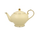 Dzbanek porcelanowy czajnik do herbaty 1150 ml ecru vesper
