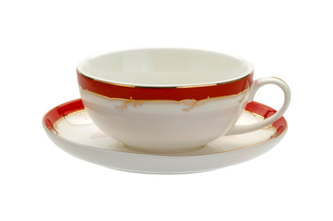 Filiżanka z imbryczkiem English Collection tea for one biel