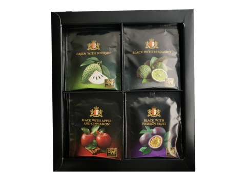 Zestaw herbaty Chelton 20tb czarna ekspresowa prezent bombonierka