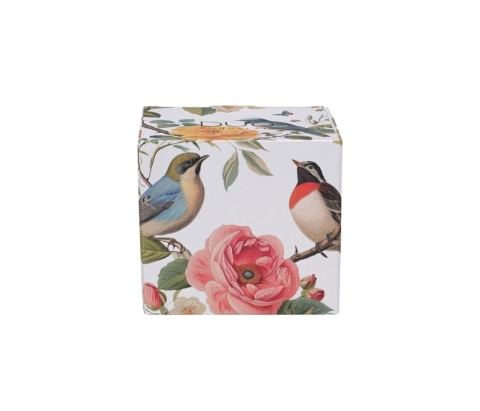 Kubek baryłka zaparzacz April na dzień kobiet kwiaty ptak