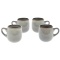 Kubek ceramiczny do espresso zestaw 4szt beż szary 110 ml