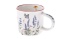 Kubek do herbaty kawy lawenda porcelana 230 ml motyl
