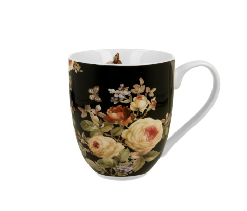 Kubek kubas jumbo xxl na prezent warda kwiaty porcelana