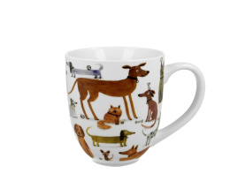 Kubek kubas jumbo xxl prezent porcelana różne psy psi świat