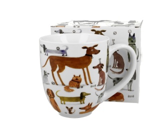 Kubek kubas jumbo xxl prezent porcelana różne psy psi świat