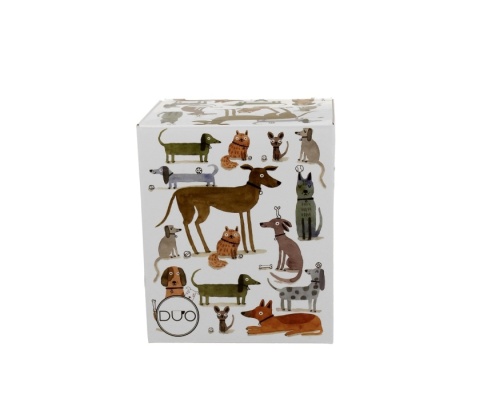 Kubek zaparzacz do herbaty różne psy psi świat porcelana