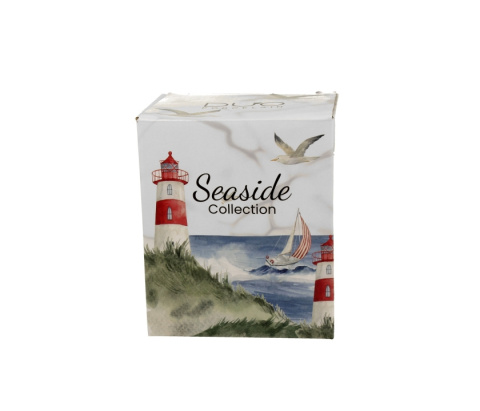 Kubek z zaparzaczem sitkiem do herbaty latarnia morska