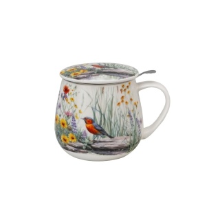 Kubek zaparzacz filtr baryłka july na dzień kobiet ptaki