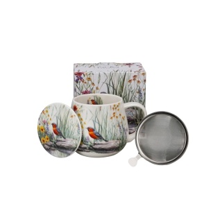 Kubek zaparzacz filtr baryłka july na dzień kobiet ptaki