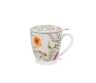 Kubek sitko filtr na dzień kobiet Pansy duży na stopce