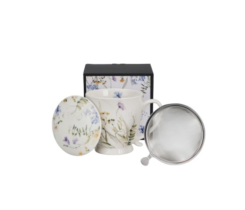 Kubek zaparzacz na dzień kobiet Melody duży na stopce