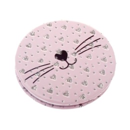 Lusterko kieszonkowe powiększające do torebki kot dwustronne