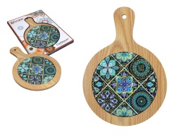 Podkładka drewniana deska do krojenia ceramika carmani