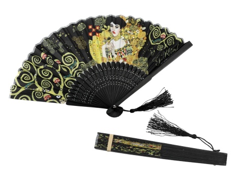 Wachlarz składany Klimt Adel carmani na prezent ozdoba