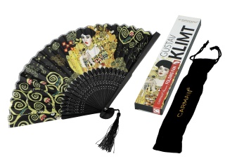 Wachlarz składany Klimt Adel carmani na prezent ozdoba