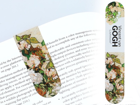 Zakładka do książki magnetyczna kpl 4 szt Carmani Gogh