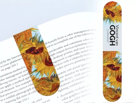 Zakładka do książki magnetyczna kpl 4 szt Carmani Gogh