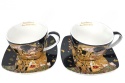Zestaw 2 filiżanki w pudełku Klimt Pocałunek Queen Isabell