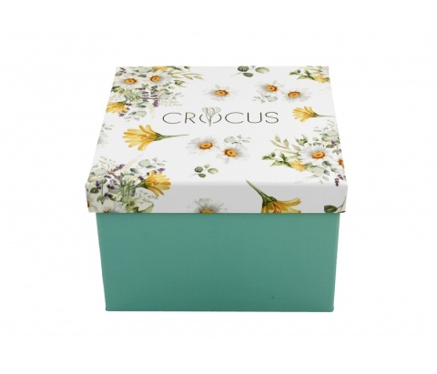 Filiżanka spodek daisy na prezent stokrotki porcelana