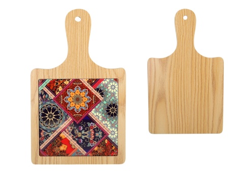 Deska drewniana podstawka pod garnek carmani orient kwiaty