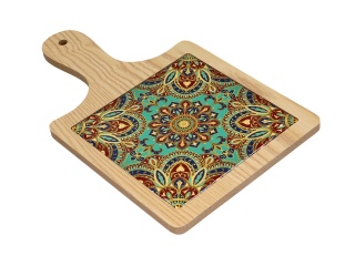 Podkładka drewniana deska pod garnek carmani orientalny wzór