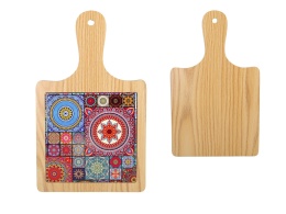 Podkładka drewniana deska pod garnek carmani orientalny wzór