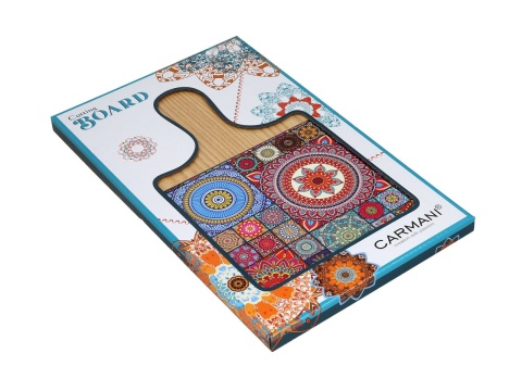 Podkładka drewniana deska pod garnek carmani orientalny wzór