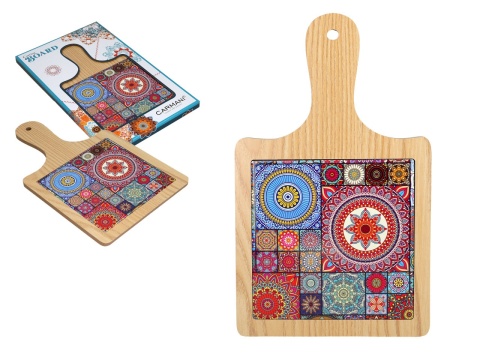 Podkładka drewniana deska pod garnek carmani orientalny wzór