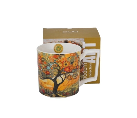 Kubek do herbaty kawy duży modern tree na prezent drzewo