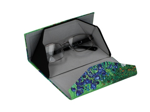 Etui na okulary składane Van Gogh Irysy pokrowiec carmani
