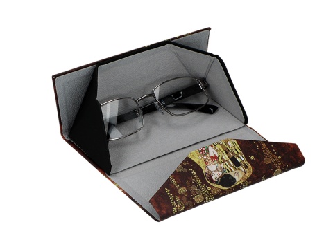 Etui na okulary składane Klimt pocałunek pokrowiec carmani
