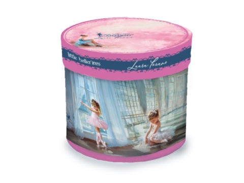 Filiżanka spodek do kawy Carmani Lozano Małe baletnice