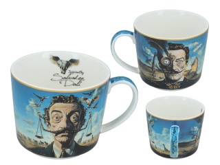 Filiżanka spodek komplet do herbaty kawy Carmani Dali