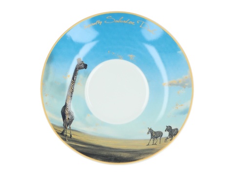 Filiżanka spodek komplet do herbaty kawy Carmani Dali