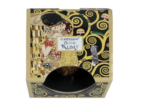 Filiżanka ze spodkiem Klimt Drzewo życia Carmani do kawy