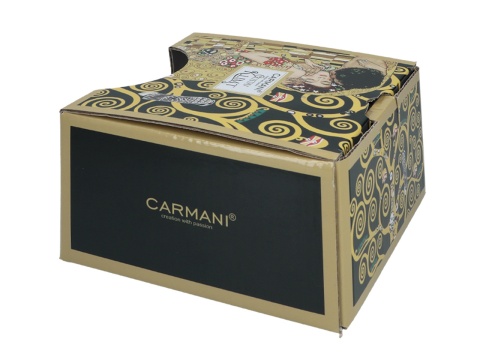 Filiżanka ze spodkiem Klimt Drzewo życia Carmani do kawy