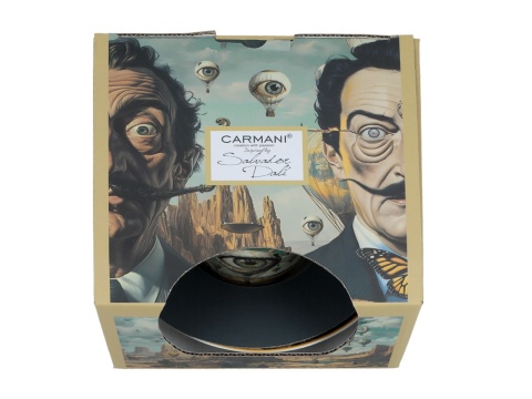 Filiżanka spodek zestaw do kawy herbaty Carmani Dali oko