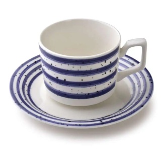 Filiżanki do kawy joy na prezent porcelana komplet 6szt