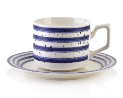 Filiżanki do kawy joy na prezent porcelana komplet 6szt