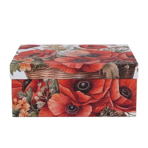 Filiżanki spodki porcelana na prezent komplet 2 szt maki