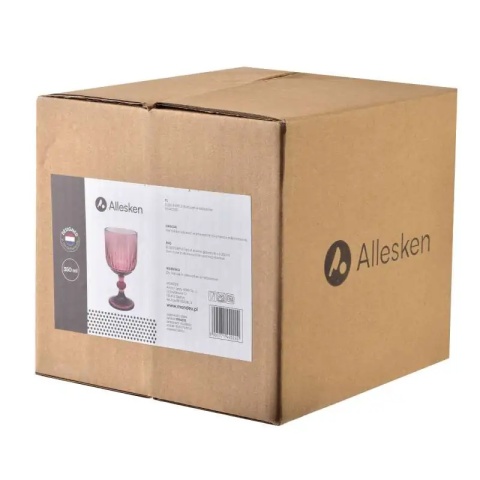 Kieliszki Elise Purple do wina wody komplet 4 szt fiolet