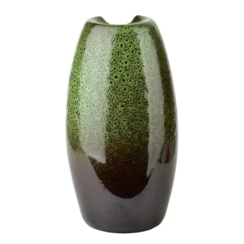 Kominek na kadzidło zapachowe Backflow połysk ceramika zielony