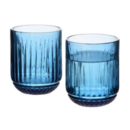 Szklanki do wody drinków zestaw 4 szt 260 ml Elise Blue