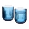 Szklanki do wody drinków zestaw 4 szt 260 ml Elise Blue